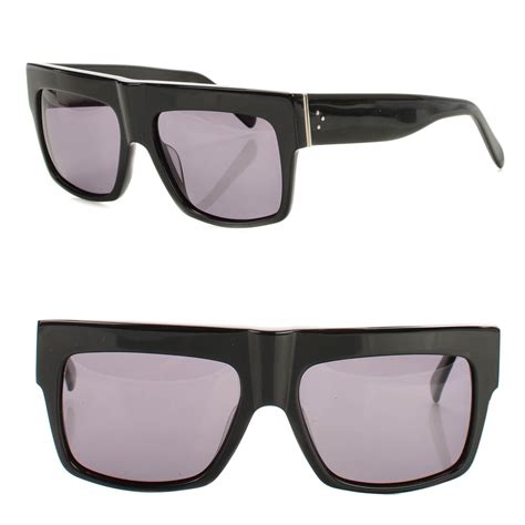 celine cl 41756 s zz top in black|Celine ZZ TOP CL41756/S 807 3H Sunglasses .